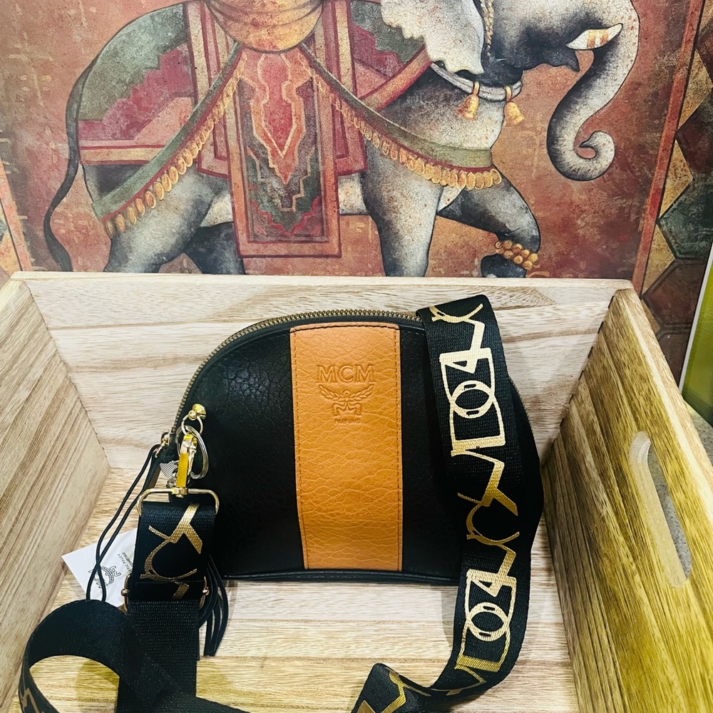 cosmetic/ beauty pouch  mcm to crossbody bag